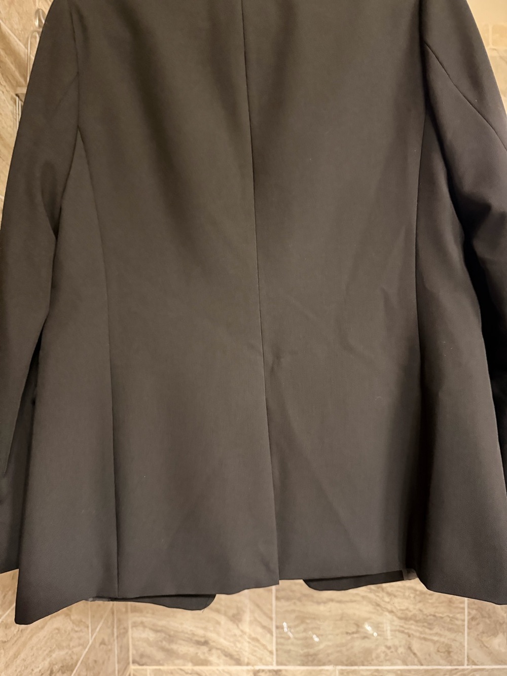 Karl Lagerfeld Paris Rose Rhinestone Blazer NWOT Black Size 8 - Picture 13 of 14